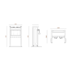 Atelier Dual Pulley Half Rack — supplementary product illustration