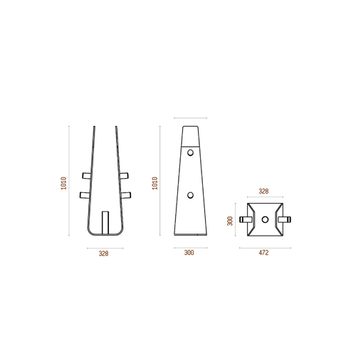 Atelier Barbell & 60 kg Weight Plate Set with Rack — supplementary product illustration