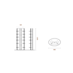 Atelier Vertical Dumbbell Rack & 2.5–15 kg Set — supplementary product illustration