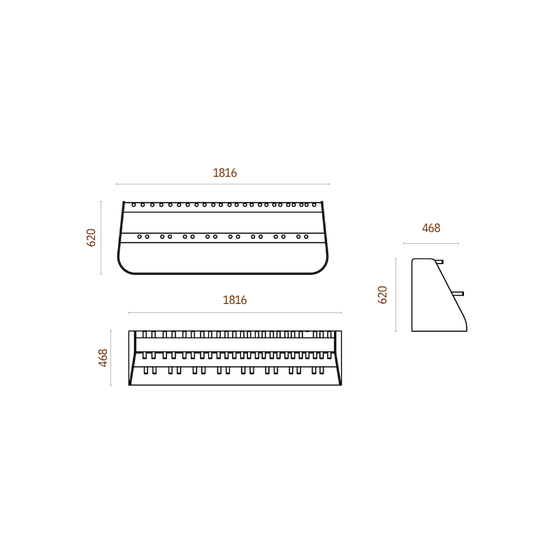 Atelier 2-Tier Dumbbell Rack & 2.5–25 kg Set — supplementary product illustration
