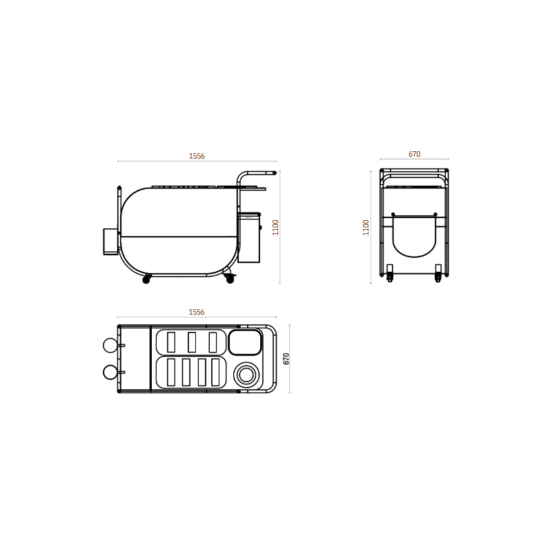 Atelier Performance Trolley & Gym Equipment Set — supplementary product illustration