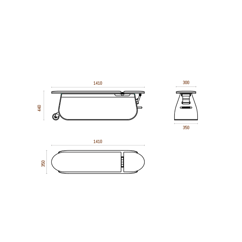 Atelier Adjustable Weight Bench — supplementary product illustration