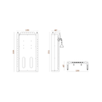 Atelier Wall-Mounted Dual Pulley Half Rack — supplementary product illustration