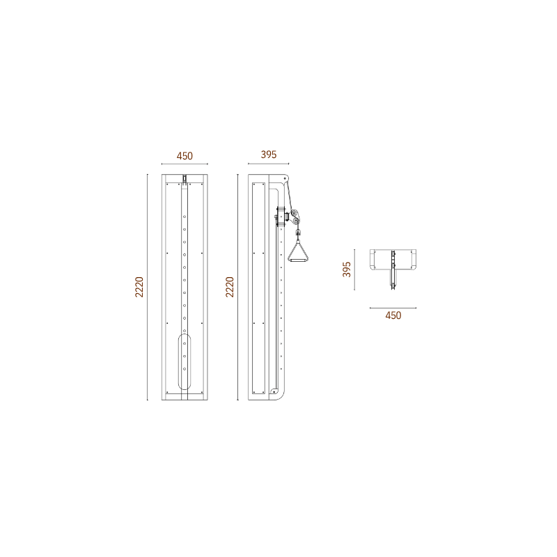 Atelier Single Cable Tower — supplementary product illustration