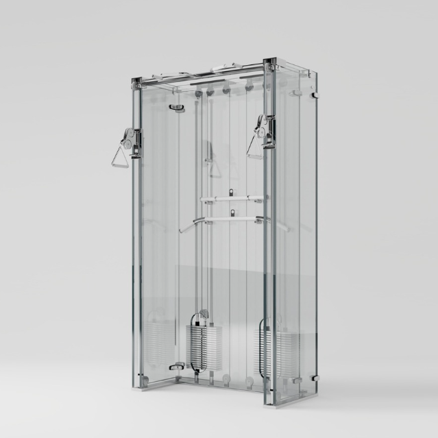 Verre Dual Adjustable Pulley Cable Machine — product view