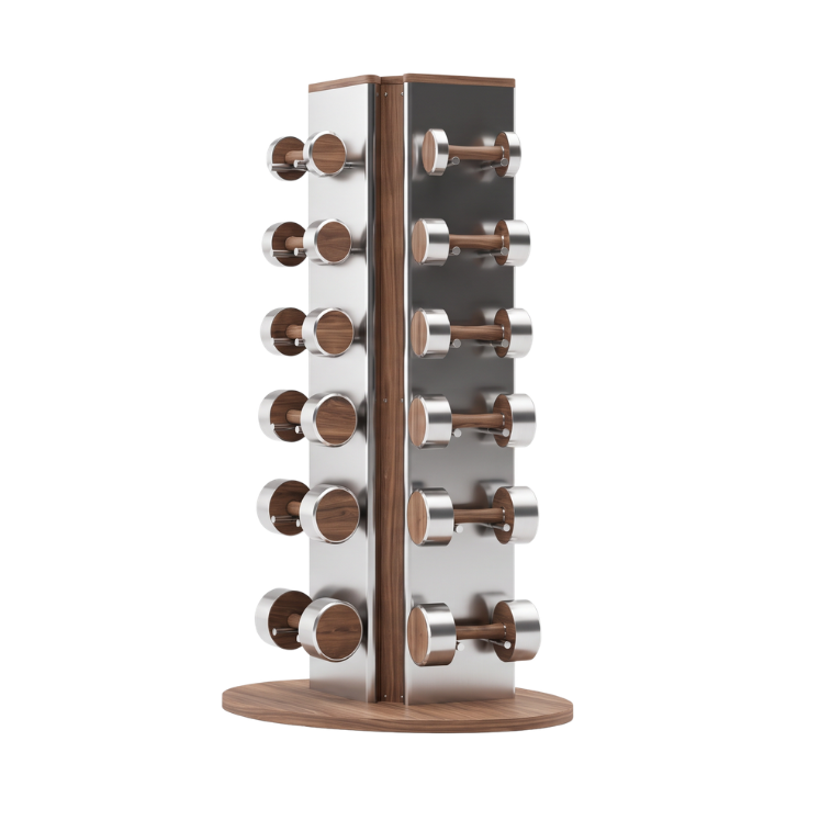 Atelier Vertical Dumbbell Rack & 2.5–15 kg Set — product view
