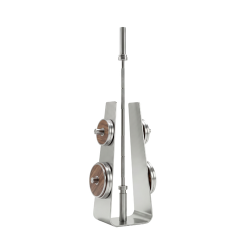 Atelier Barbell & 60 kg Weight Plate Set with Rack — product view
